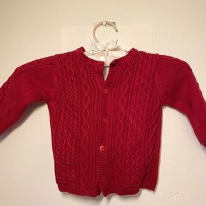 Deep classic red sweater